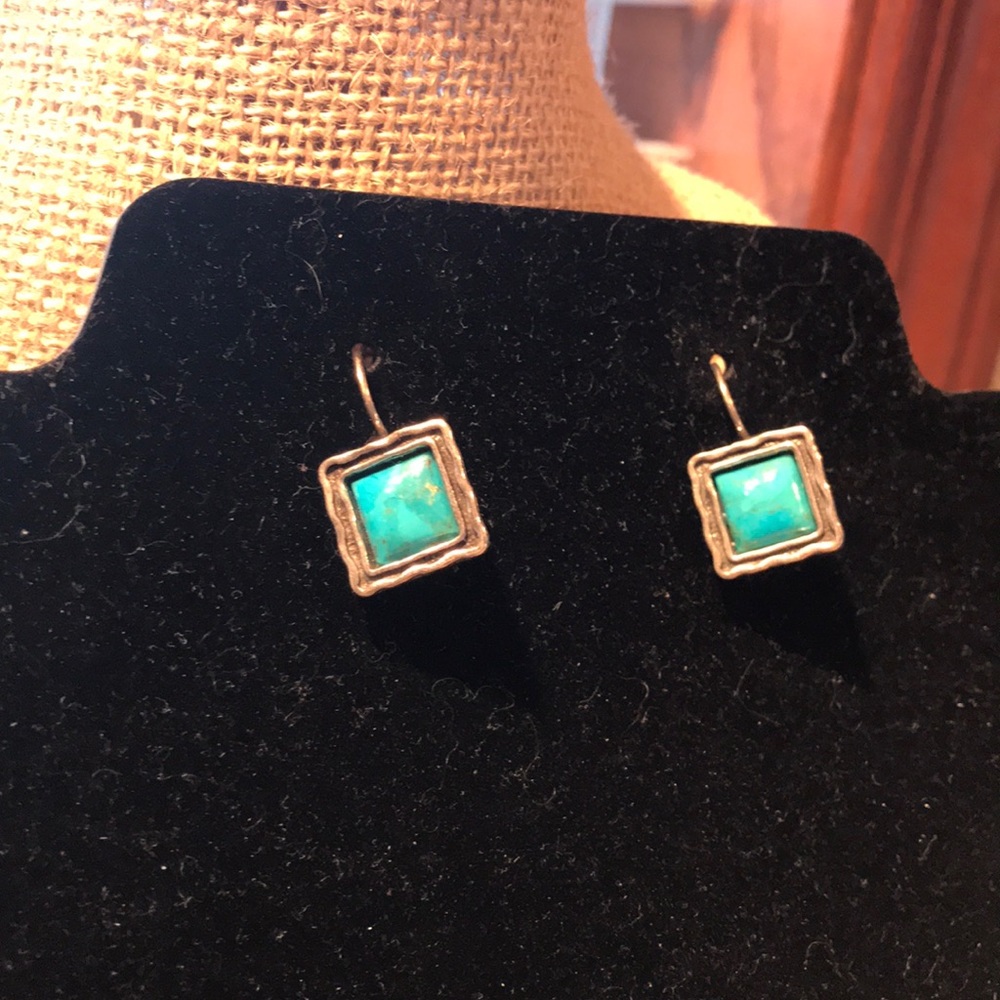 Vintage Silpada Turquoise Earrings